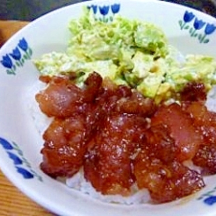 ズケまぐろアボガド丼